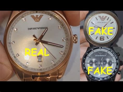 fake armani watches how to tell|armani watches.